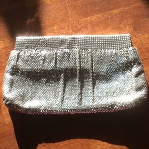 Silver Mesh clutch
